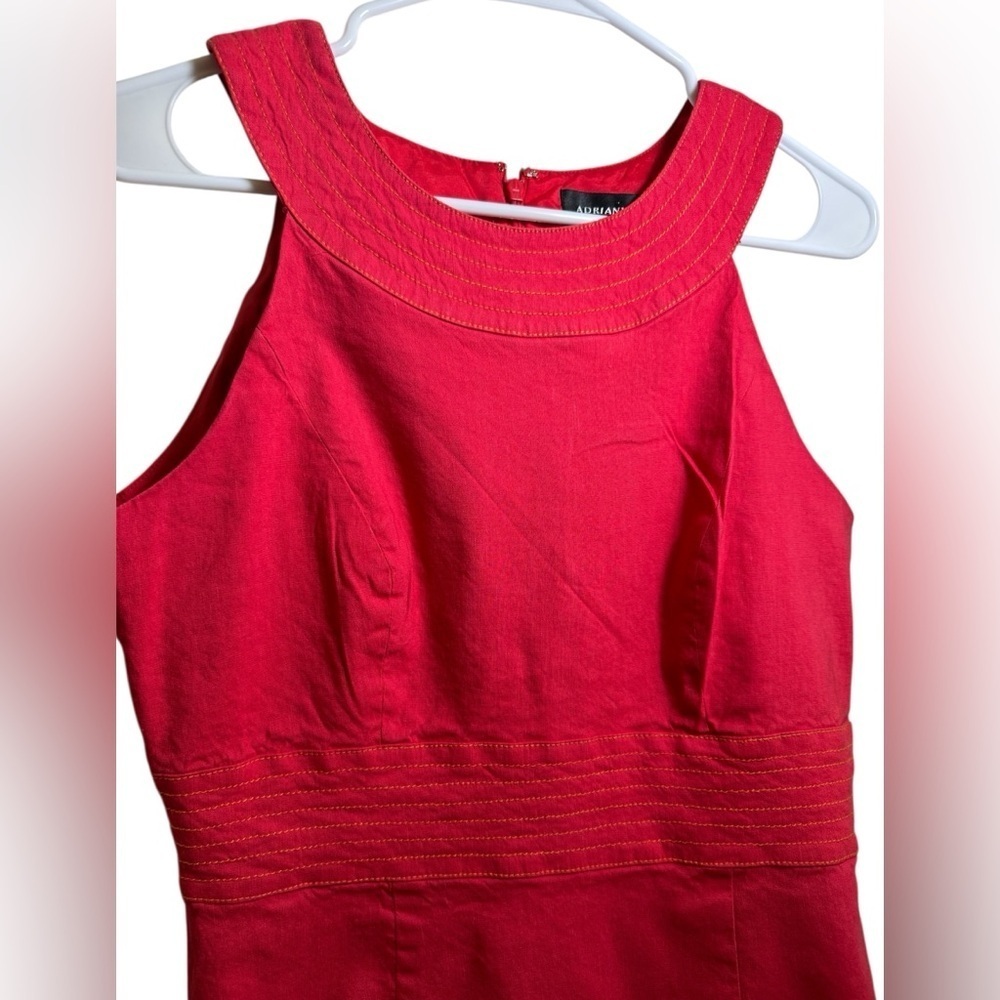 Adrianna Papell Strapless Red Dress - Picture 5 of 7